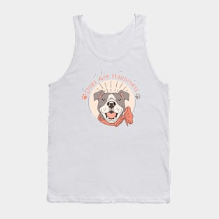 Dogs Are Happiness Tank Top